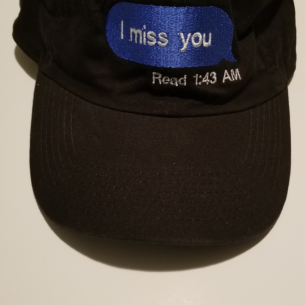 Late night text dad hat